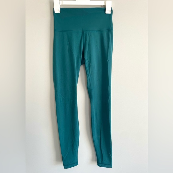 🍋Lululemon Wunder Train High-Rise Tight 27.5” Storm Teal - Picture 12 of 12